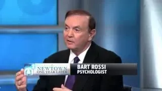 Dr. Bart Rossi, PhD, on air for Newtown: One Year Later