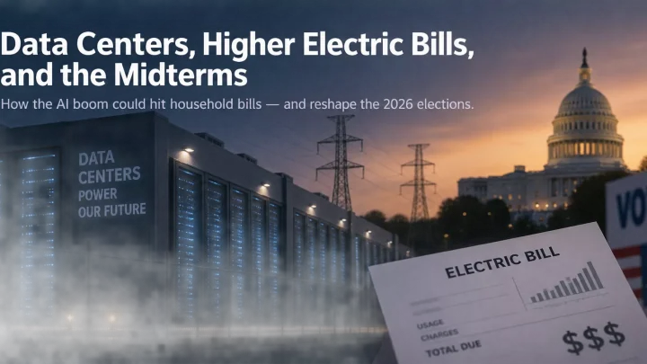 Data Centers, AI and the Electric Bill: How Fear of the Future Became a Midterm Issue