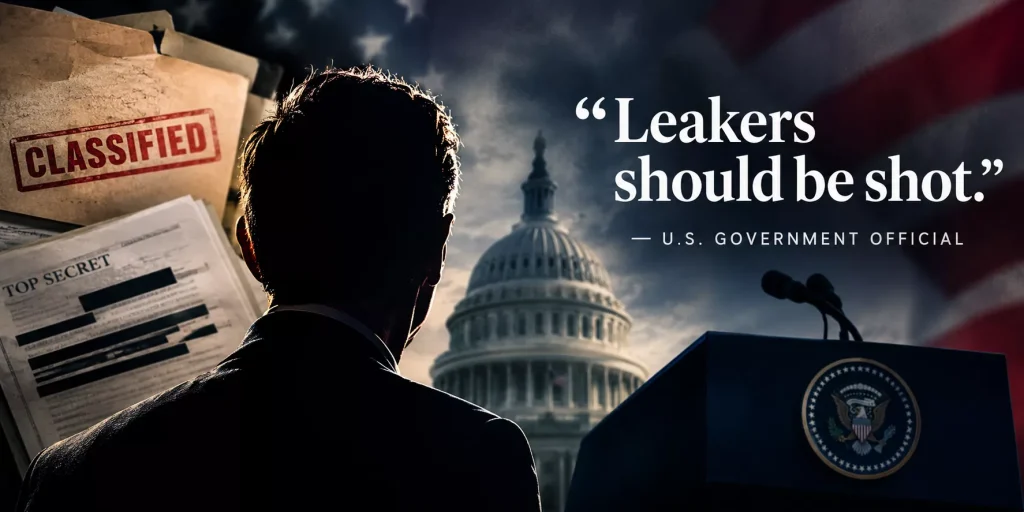 “Leakers Should Be Shot”: The Psychology of Intimidation Three Weeks Before the Midterms