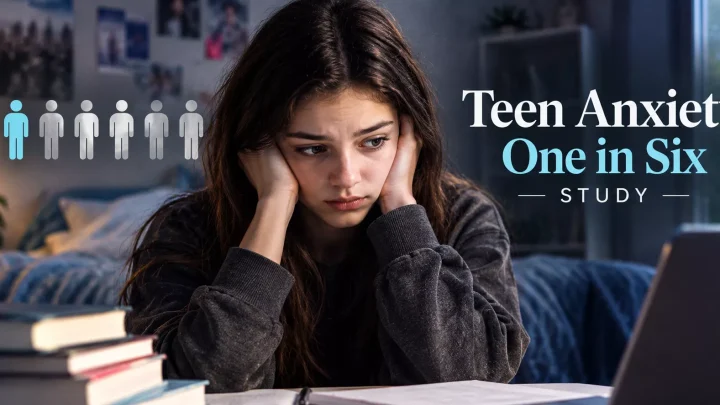 One in Six Teens Report Serious Anxiety: What Parents Should Know, and What Actually Helps